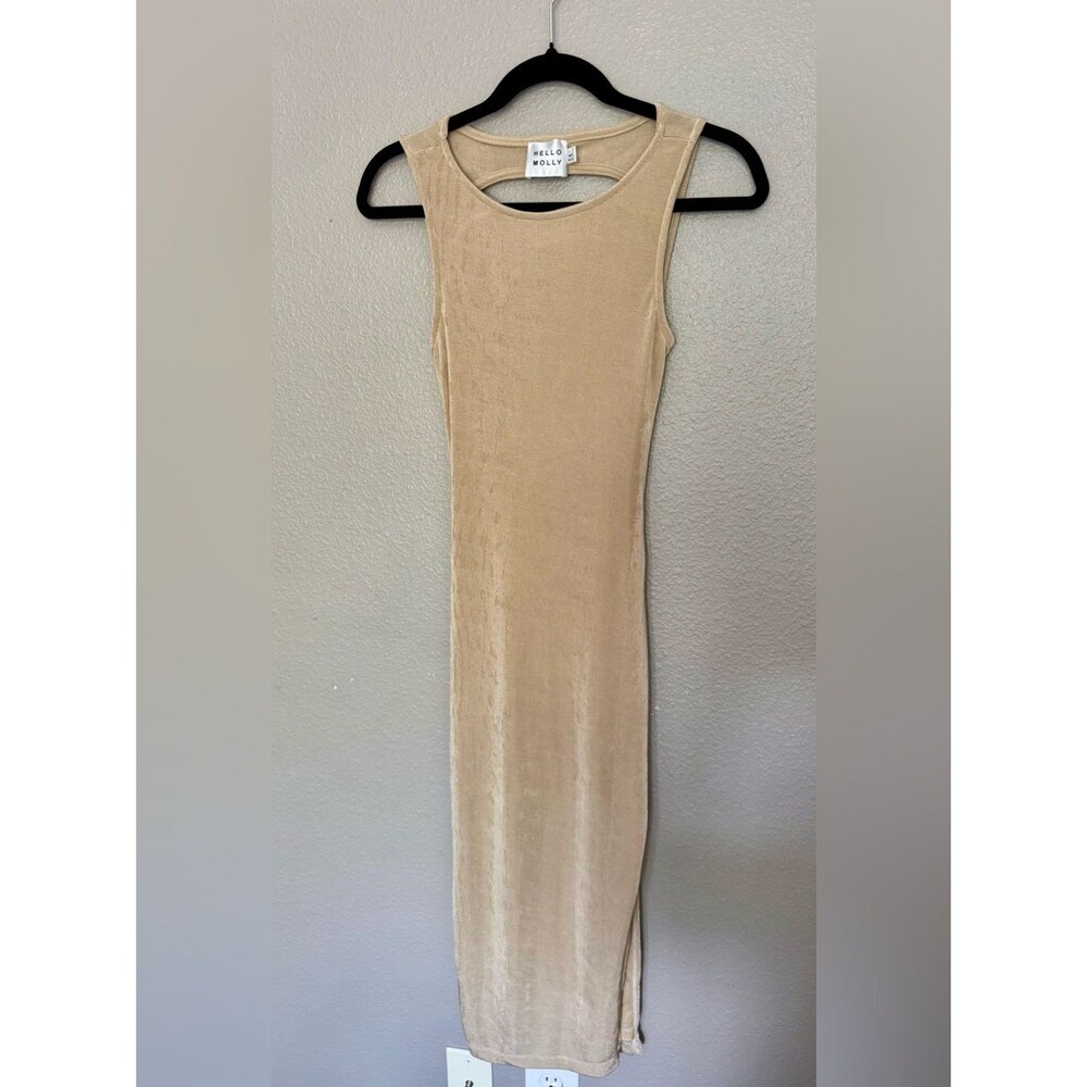 Hello Molly Sight Seeing MIDI Dress Coffee Size S